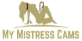 mymistresscams brand logo with a stylized illustration and the text mymistresscams
